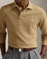 Custom Slim Fit Mesh Polo Shirt
