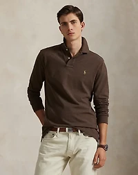 Custom Slim Fit Mesh Polo Shirt