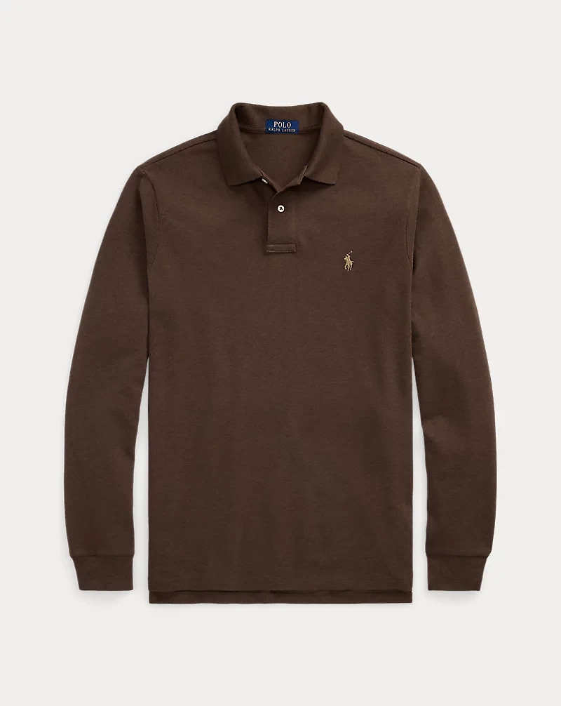 Custom Slim Fit Mesh Polo Shirt