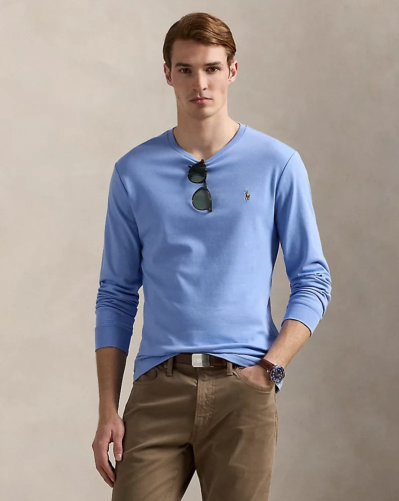 Classic Fit Soft Cotton Crewneck T-Shirt