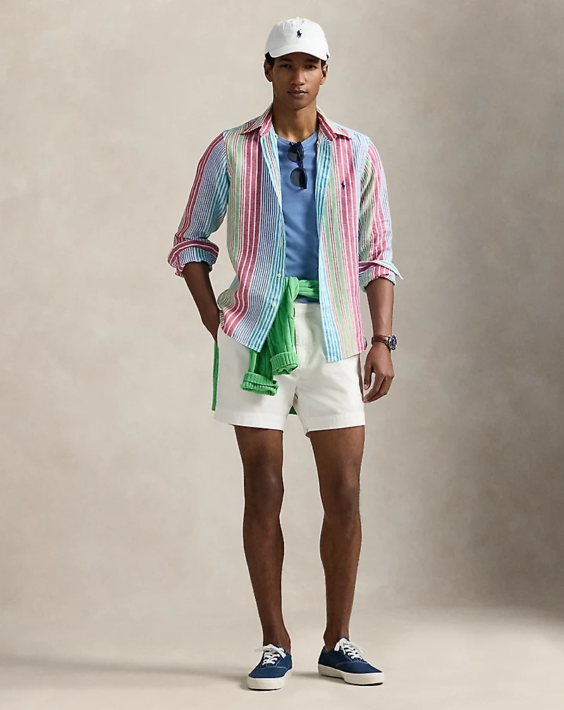RL Prepster Classic Fit Linen Shirt