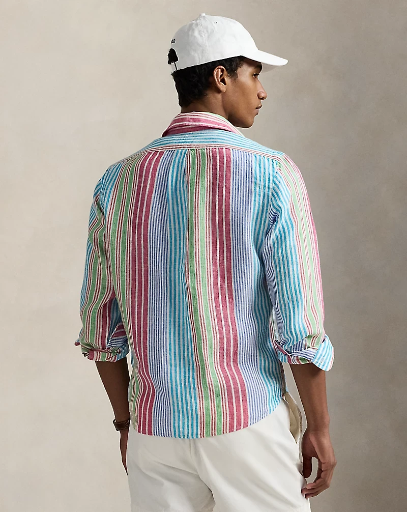 RL Prepster Classic Fit Linen Shirt