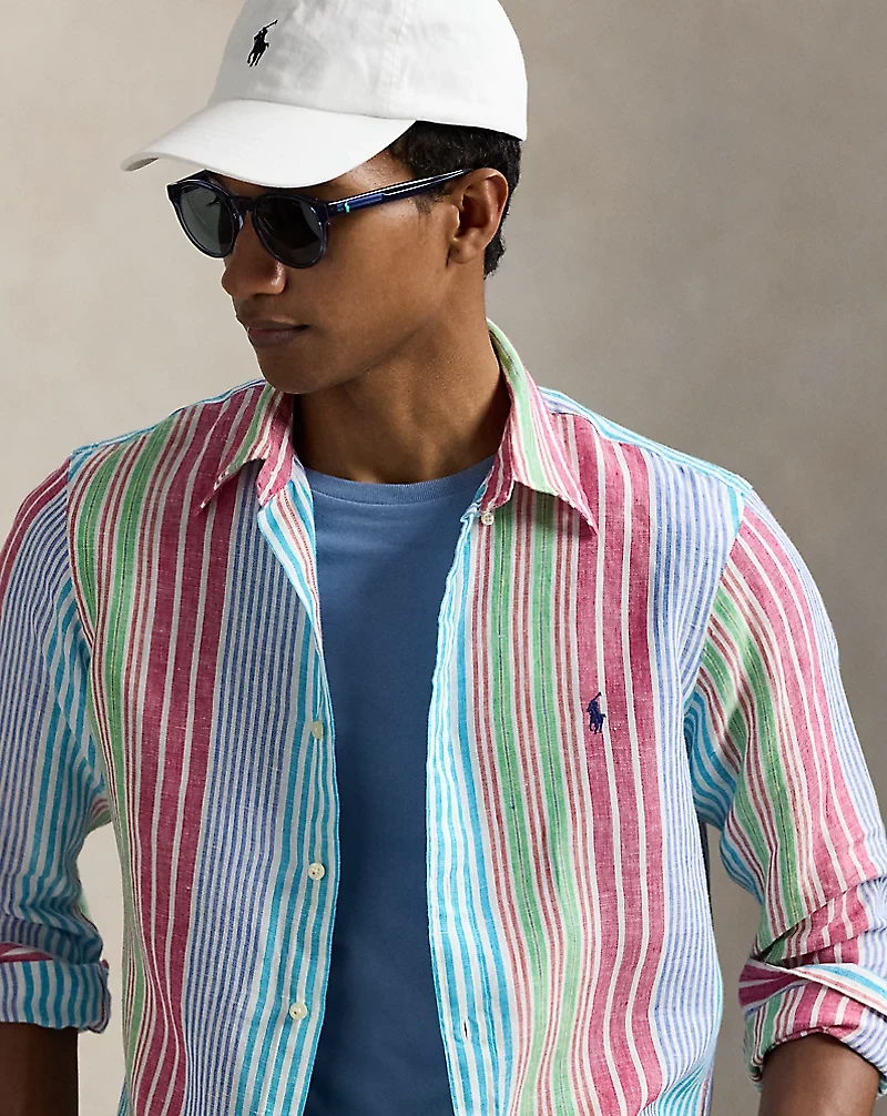 RL Prepster Classic Fit Linen Shirt