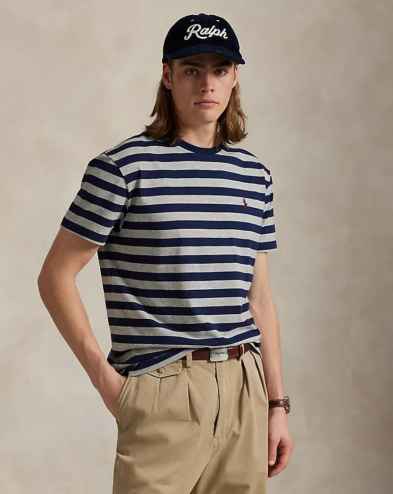 Classic Fit Striped Jersey T-Shirt