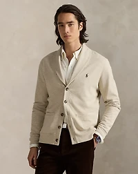 Luxury Jersey Shawl-Collar Cardigan