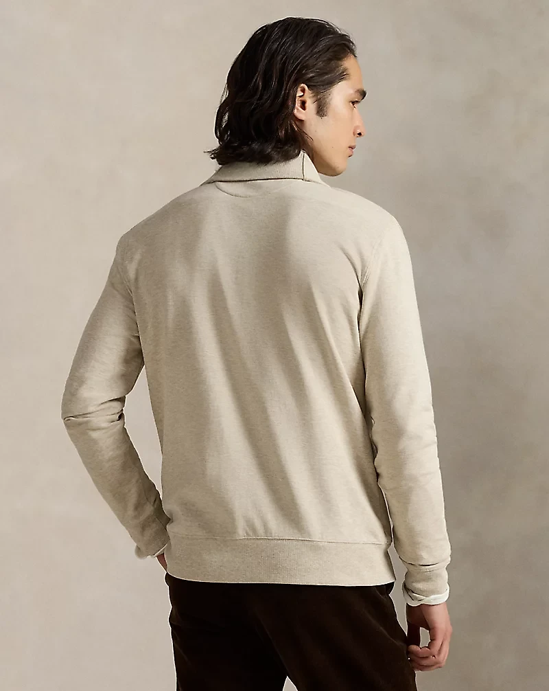 Luxury Jersey Shawl-Collar Cardigan