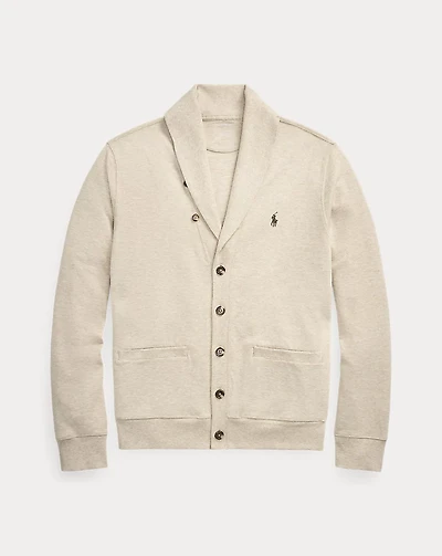 Luxury Jersey Shawl-Collar Cardigan