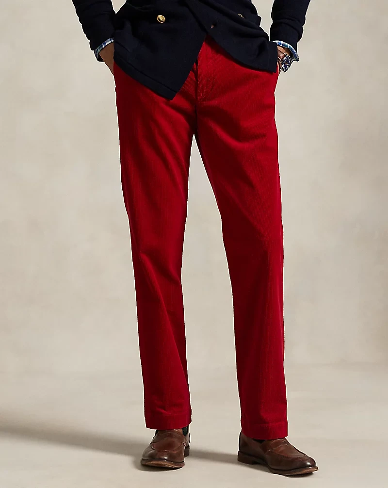Straight Fit Stretch Corduroy Pant