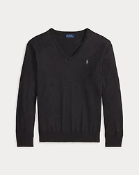 Cotton V-Neck Sweater