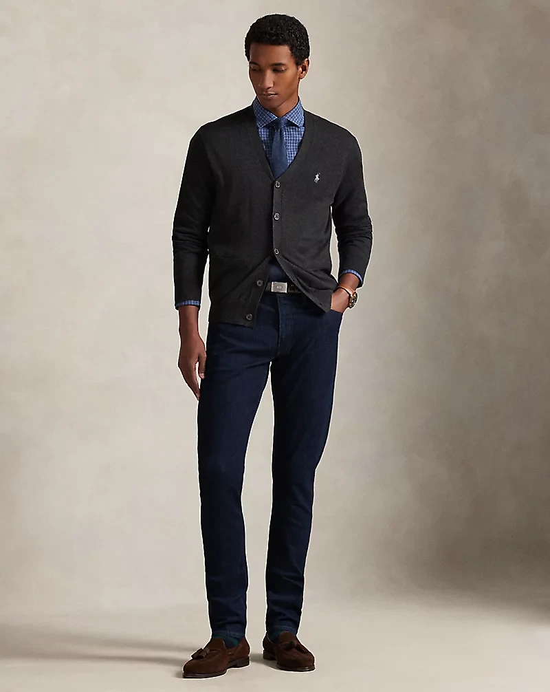 Cotton V-Neck Cardigan