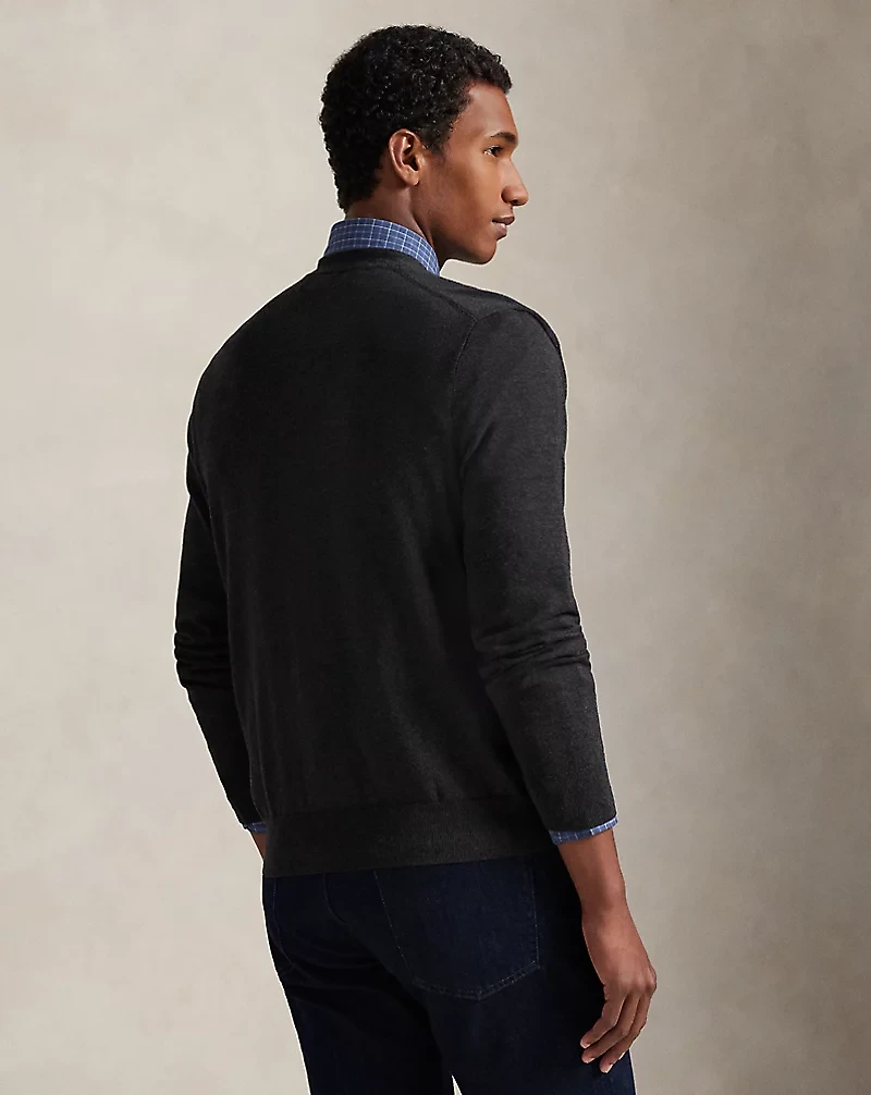 Cotton V-Neck Cardigan