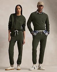 Garment-Dyed Fleece Sweatshirt