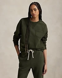 Garment-Dyed Fleece Sweatshirt