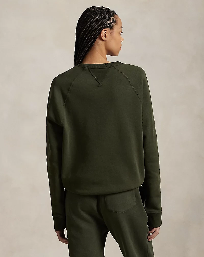 Garment-Dyed Fleece Sweatshirt