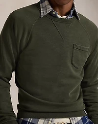 Garment-Dyed Fleece Sweatshirt