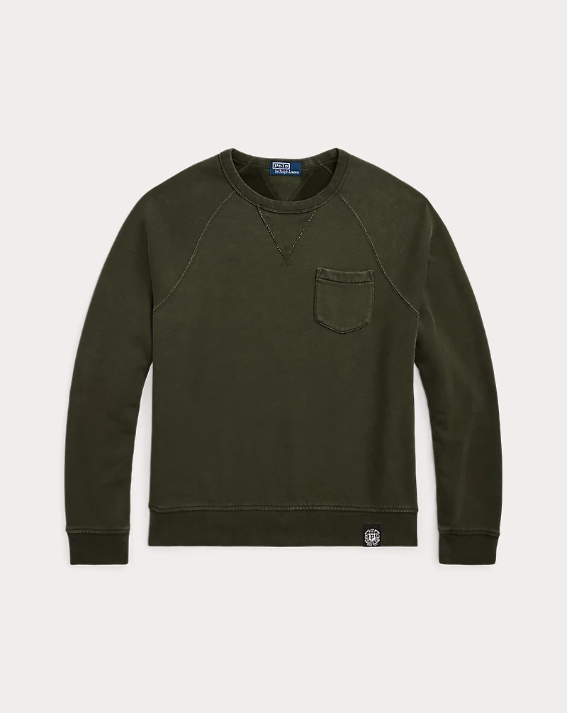 Garment-Dyed Fleece Sweatshirt