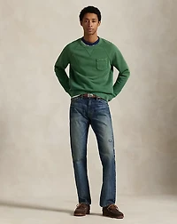 Garment-Dyed Fleece Sweatshirt