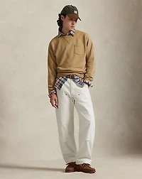 Garment-Dyed Fleece Sweatshirt