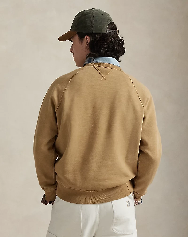 Garment-Dyed Fleece Sweatshirt