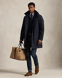 Water-Repellent Hooded Walking Coat