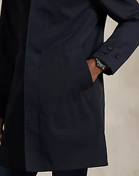 Water-Repellent Hooded Walking Coat