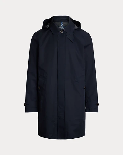 Water-Repellent Hooded Walking Coat