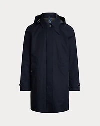 Water-Repellent Hooded Walking Coat
