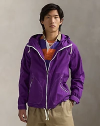 Garment-Dyed Twill Hooded Jacket