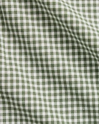 Classic Fit Gingham Stretch Poplin Shirt