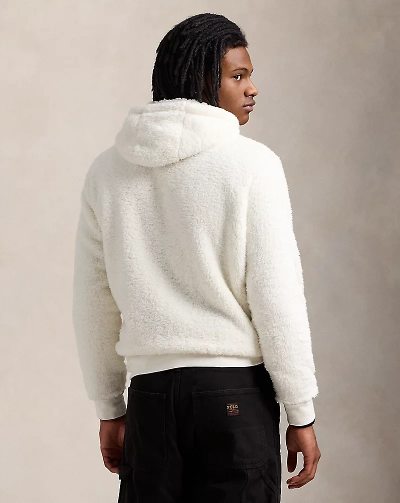 Polo Bear Pile Fleece Hoodie