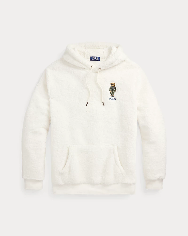 Polo Bear Pile Fleece Hoodie