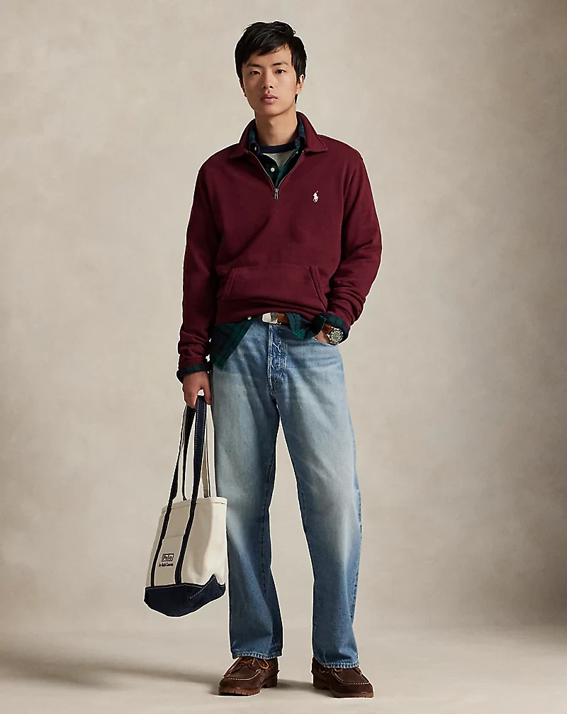 Loopback Fleece Quarter-Zip Sweatshirt