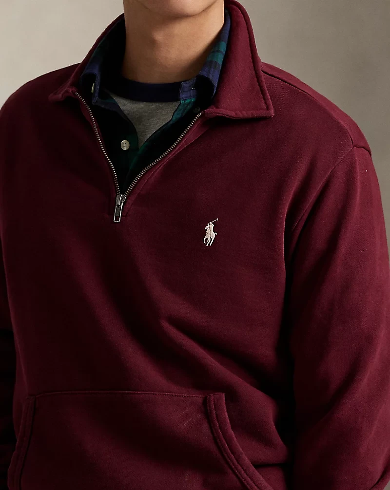 Loopback Fleece Quarter-Zip Sweatshirt
