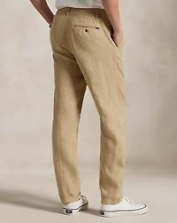 Lateef Slim Tapered Fit Linen Pant