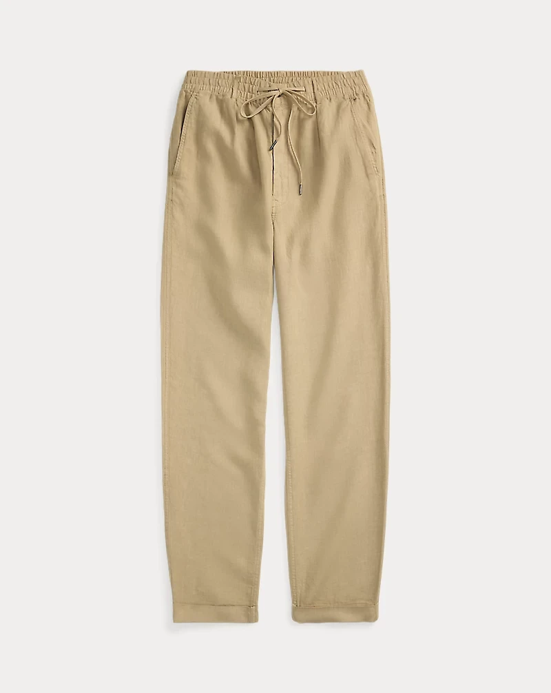 Lateef Slim Tapered Fit Linen Pant