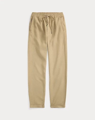Lateef Slim Tapered Fit Linen Pant
