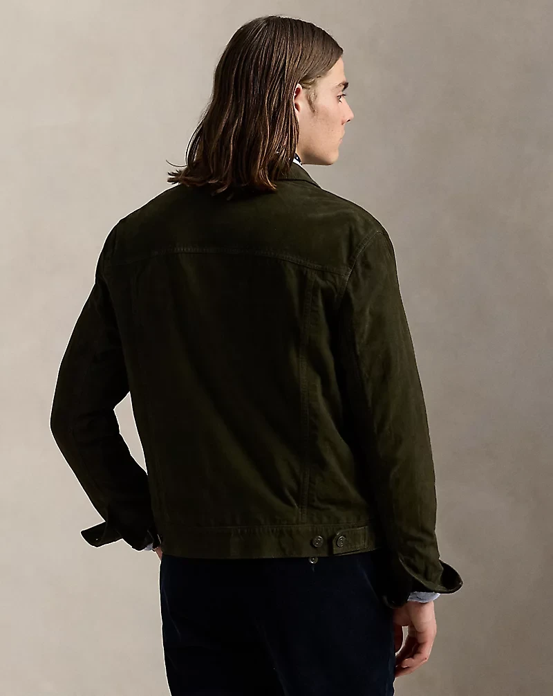 Suede Trucker Jacket