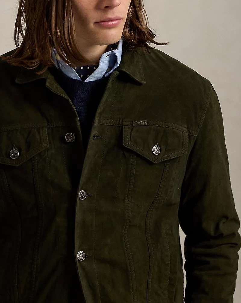 Suede Trucker Jacket