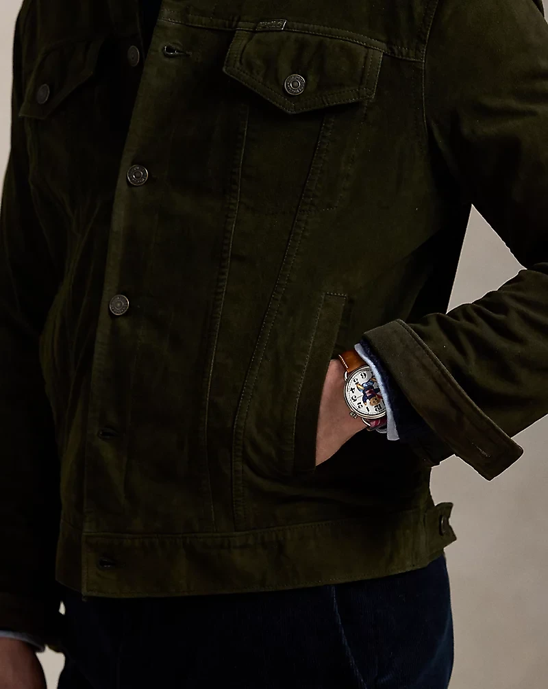 Suede Trucker Jacket