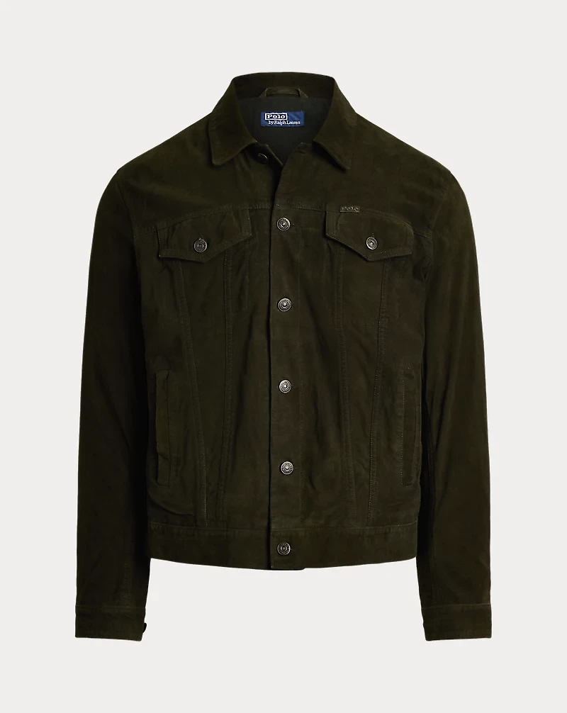 Suede Trucker Jacket