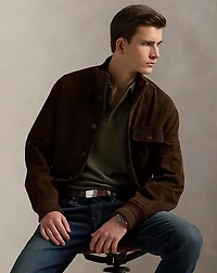 Washable Wool Polo-Collar Sweater