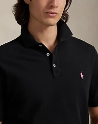 Pink Pony Stretch Mesh Polo Shirt