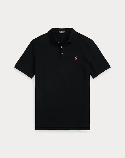 Pink Pony Stretch Mesh Polo Shirt