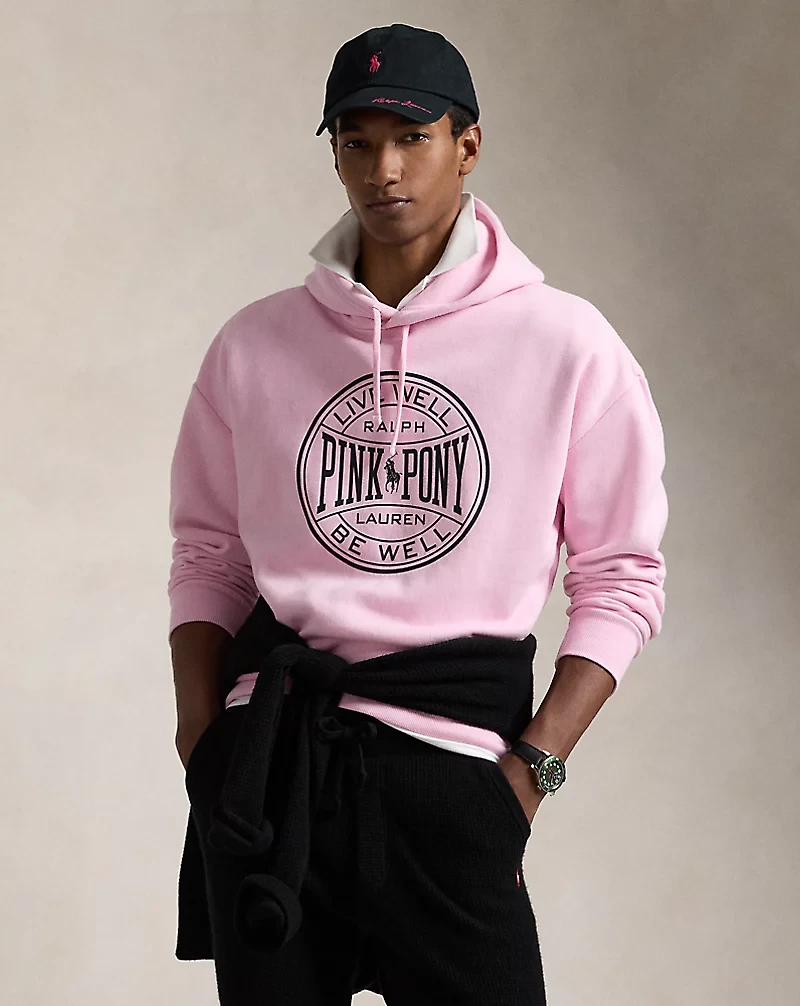 Pink Pony Relaxed Fit Hoodie
