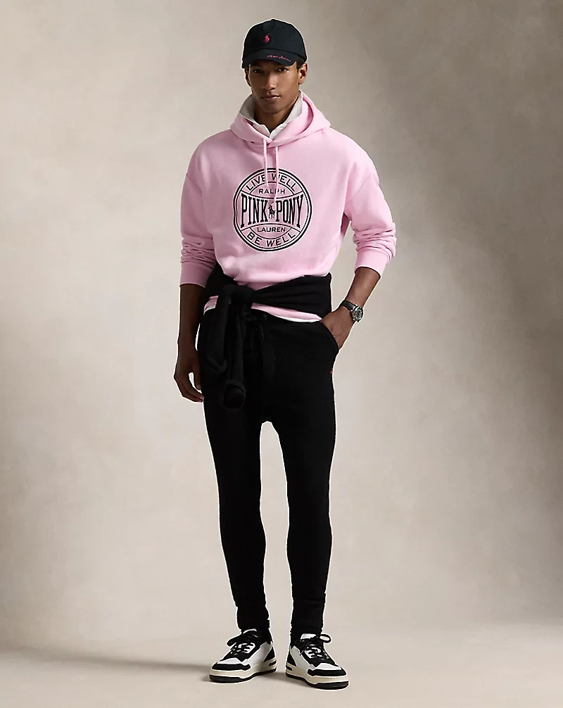 Pink Pony Relaxed Fit Hoodie