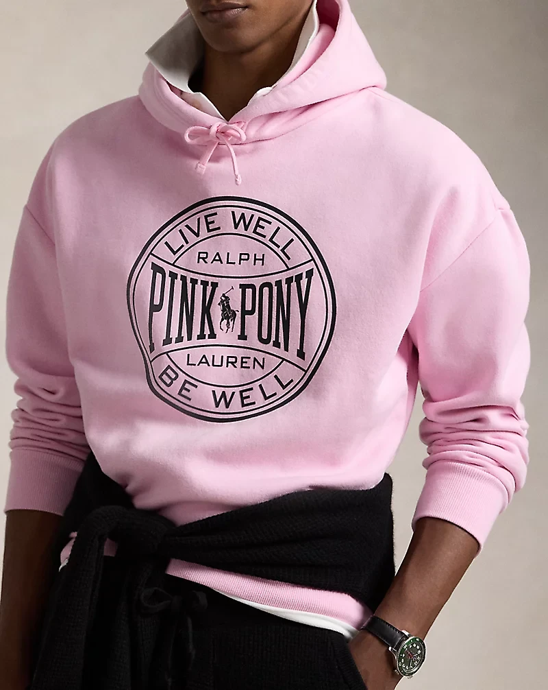 Pink Pony Relaxed Fit Hoodie