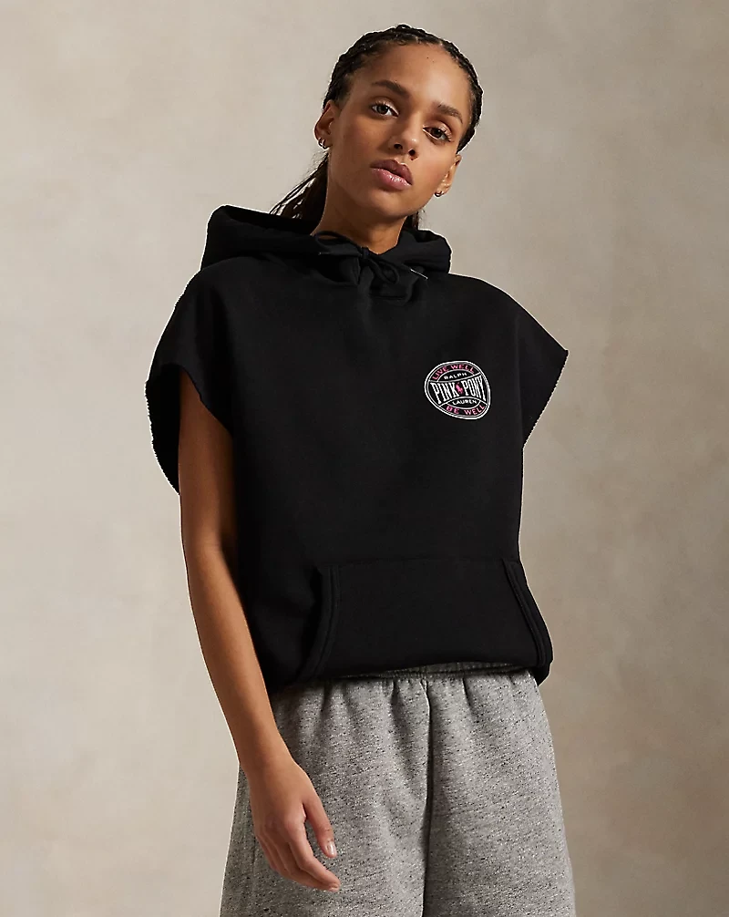 Pink Pony Sleeveless Hoodie