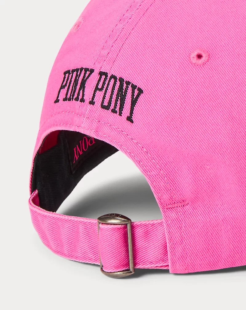 Pink Pony Twill Ball Cap
