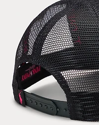 Pink Pony Twill Trucker Cap