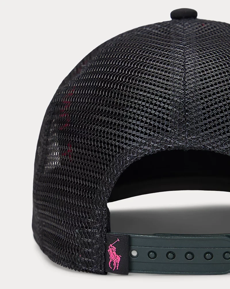 Pink Pony Twill Trucker Cap